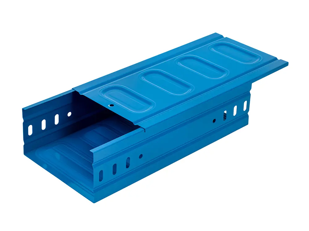 Blue Galvanized Powder coated molded cable tray.jpg